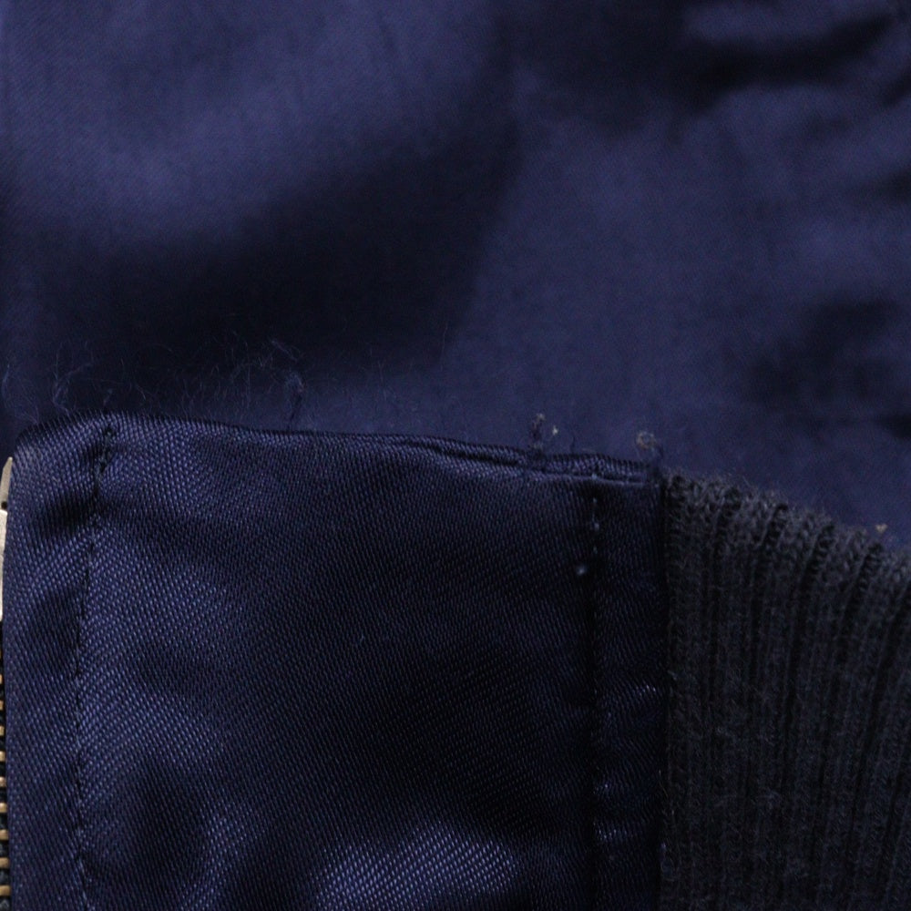 RHC Ron Herman(アールエイチシー ロンハーマン) MAGIC NUMBER SOUVENIR JACKET バック刺繍 スーベニア ジャケット ブルー/アイボリー