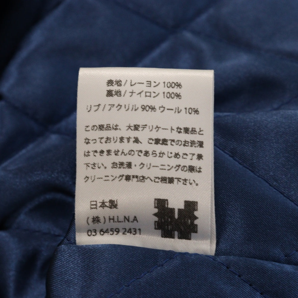 RHC Ron Herman(アールエイチシー ロンハーマン) MAGIC NUMBER SOUVENIR JACKET バック刺繍 スーベニア ジャケット ブルー/アイボリー