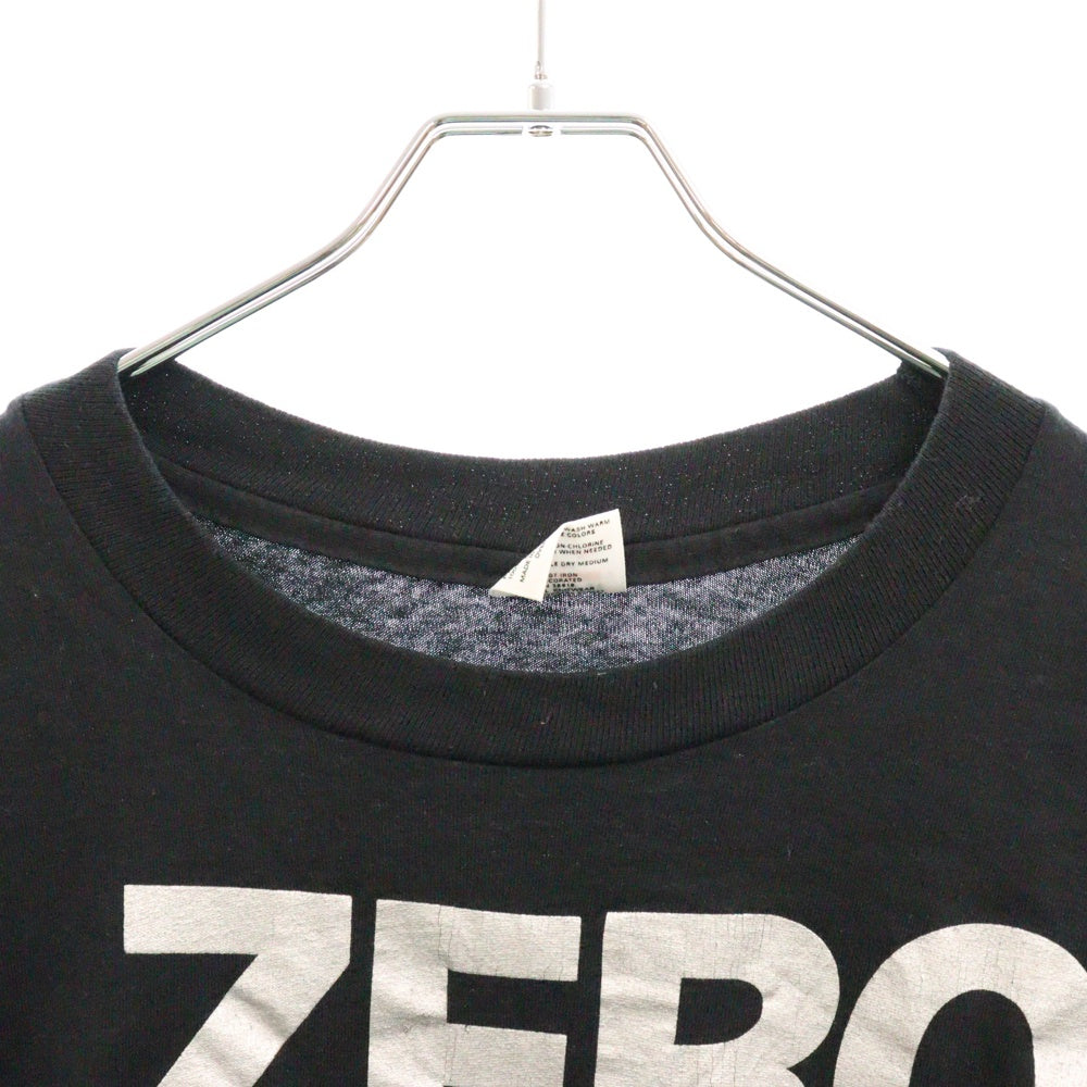 VINTAGE(ヴィンテージ) 90s THE SMASHING PUMPKINS ZERO LS ANVI スマッシング・パンプキンズ バンド フロントプリント長袖Tシャツ 長袖カットソー ブラック