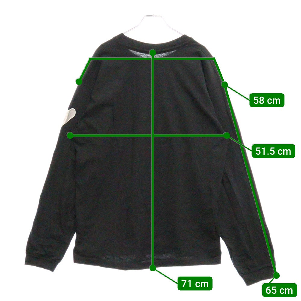 VINTAGE(ヴィンテージ) 90s THE SMASHING PUMPKINS ZERO LS ANVI スマッシング・パンプキンズ バンド フロントプリント長袖Tシャツ 長袖カットソー ブラック