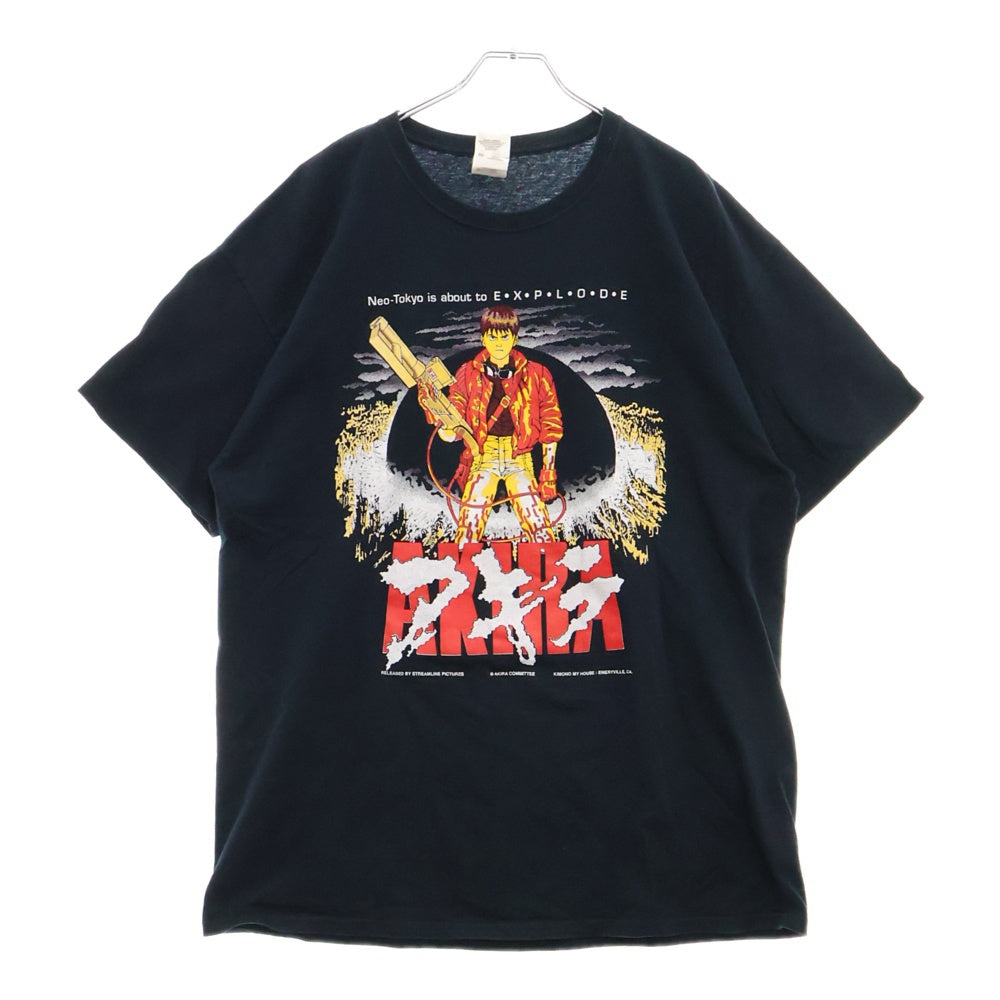 VINTAGE(ヴィンテージ) 00s AKIRA KIMONO MY HOUSE アキラ フロント プリント Tシャツ 半袖カットソー ブラック