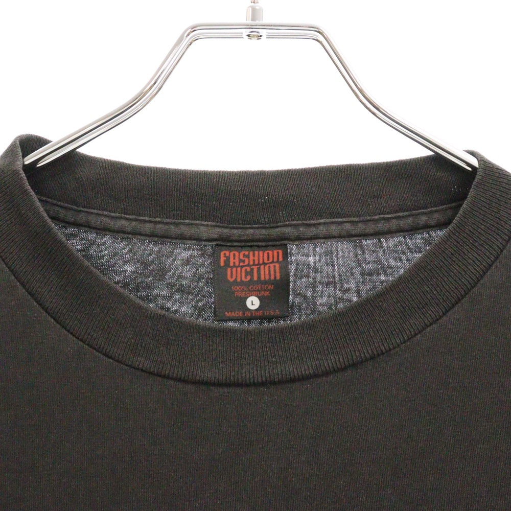 VINTAGE(ヴィンテージ) 90s AKIRA KANEDA BIKE FASHION VICTIM アキラ ファッションヴィクティム 両面プリント半袖Tシャツ カットソー ブラック