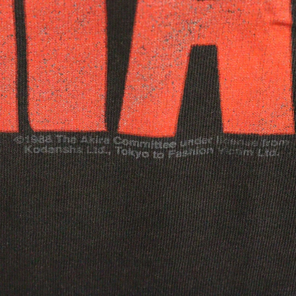 VINTAGE(ヴィンテージ) 90s AKIRA KANEDA BIKE FASHION VICTIM アキラ ファッションヴィクティム 両面プリント半袖Tシャツ カットソー ブラック