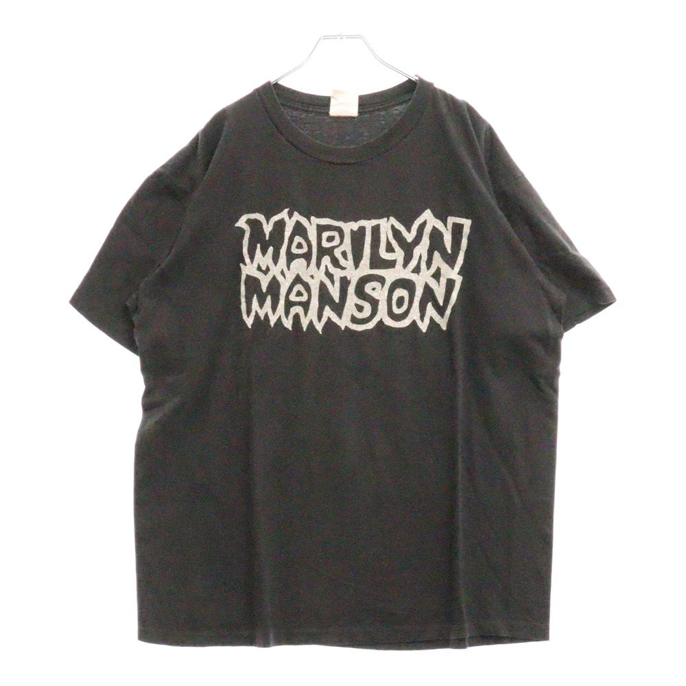 VINTAGE(ヴィンテージ) 90s MARILYN MANSON EVERLASTING COCKSUCKER マリリンマンソン エヴァーラスティング コックサッカー Tシャツ 半袖カットソー ブラック