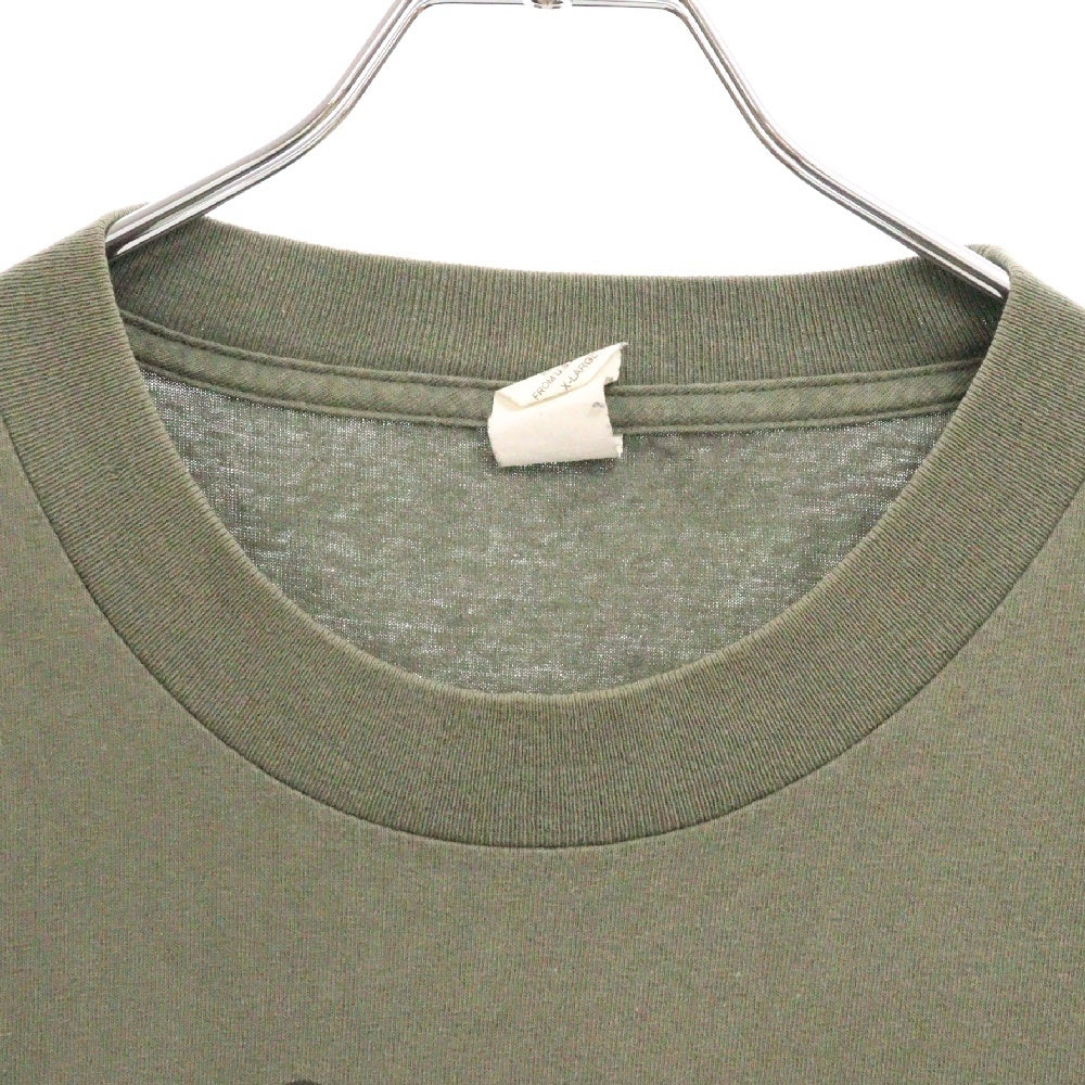 VINTAGE(ヴィンテージ) 90s deftones デフトーンズ フロント プリント Tシャツ 半袖カットソー カーキ
