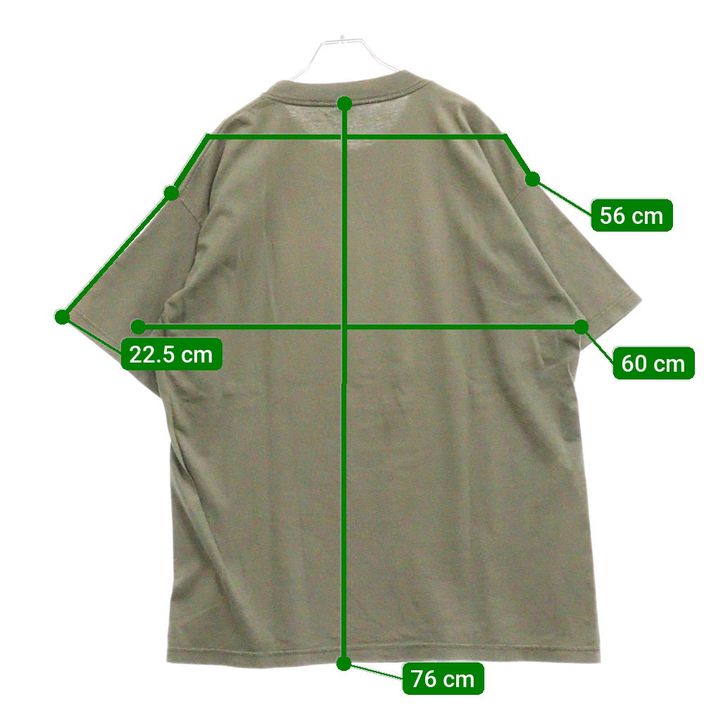 VINTAGE(ヴィンテージ) 90s deftones デフトーンズ フロント プリント Tシャツ 半袖カットソー カーキ