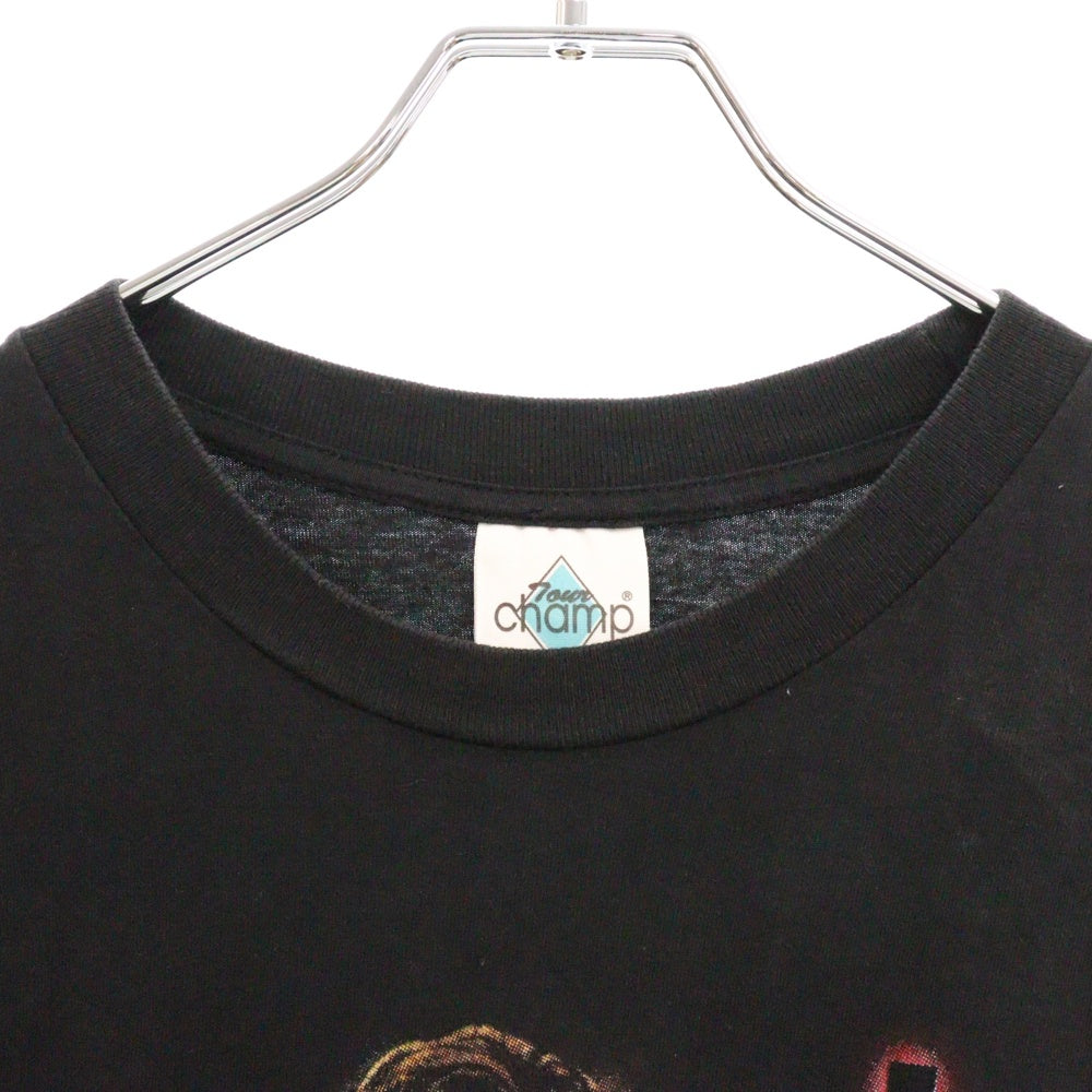 VINTAGE(ヴィンテージ) 90s JANET JACKSON ALL FOR YOU TOUR BOOTLEG TEE ジャネットジャクソン 両面プリント半袖Tシャツ カットソー ブラック