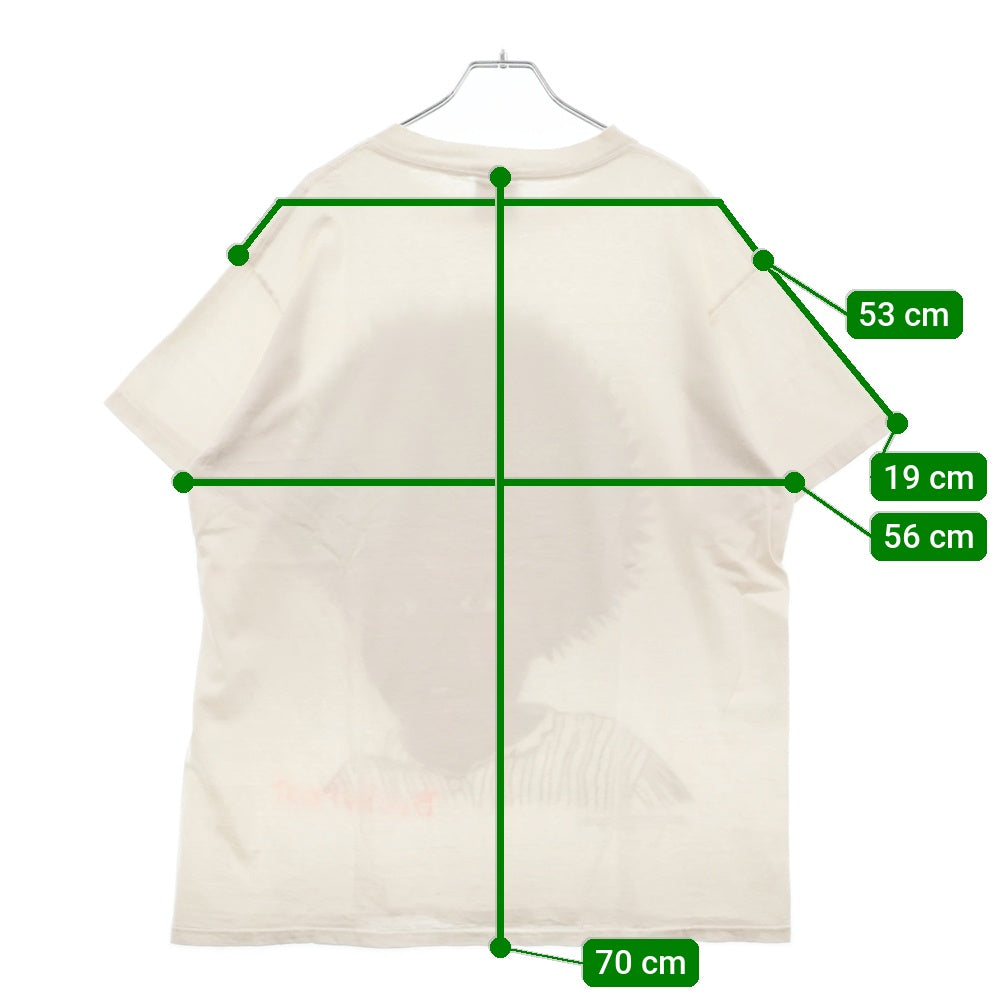 VINTAGE(ヴィンテージ) 90s BUCKWHEAT バックウィート フロント プリント Tシャツ 半袖カットソー ホワイト