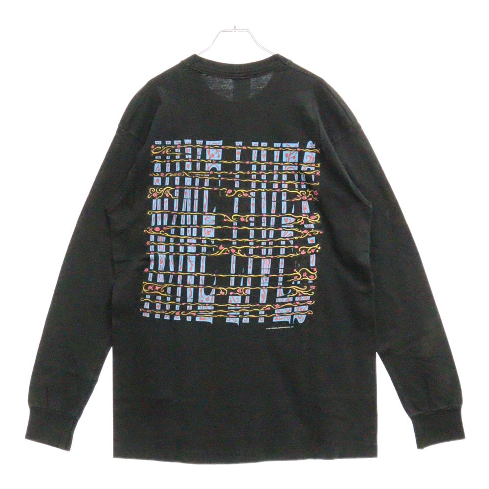 VINTAGE(ヴィンテージ) 90s AEROSMITH NINE LIVES L/S エアロスミス Tシャツ 半袖カットソー ブラック