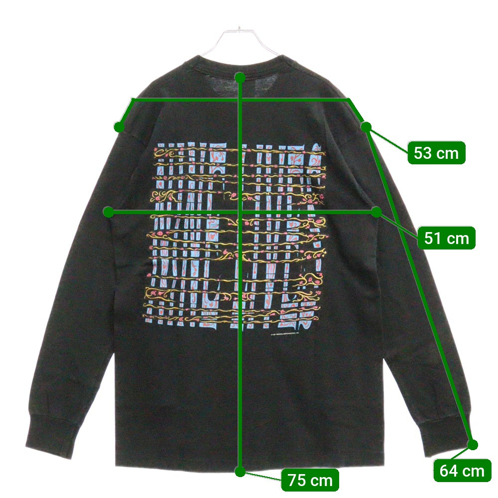 VINTAGE(ヴィンテージ) 90s AEROSMITH NINE LIVES L/S エアロスミス Tシャツ 半袖カットソー ブラック