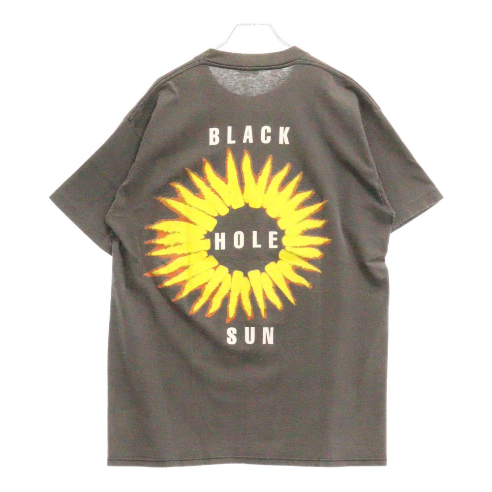 VINTAGE(ヴィンテージ) 90s SOUNDGARDEN 1994 BLACK HOLE SUN TEE サウンドガーデン ブラックホールサン 両面プリント半袖Tシャツ カットソー ブラック