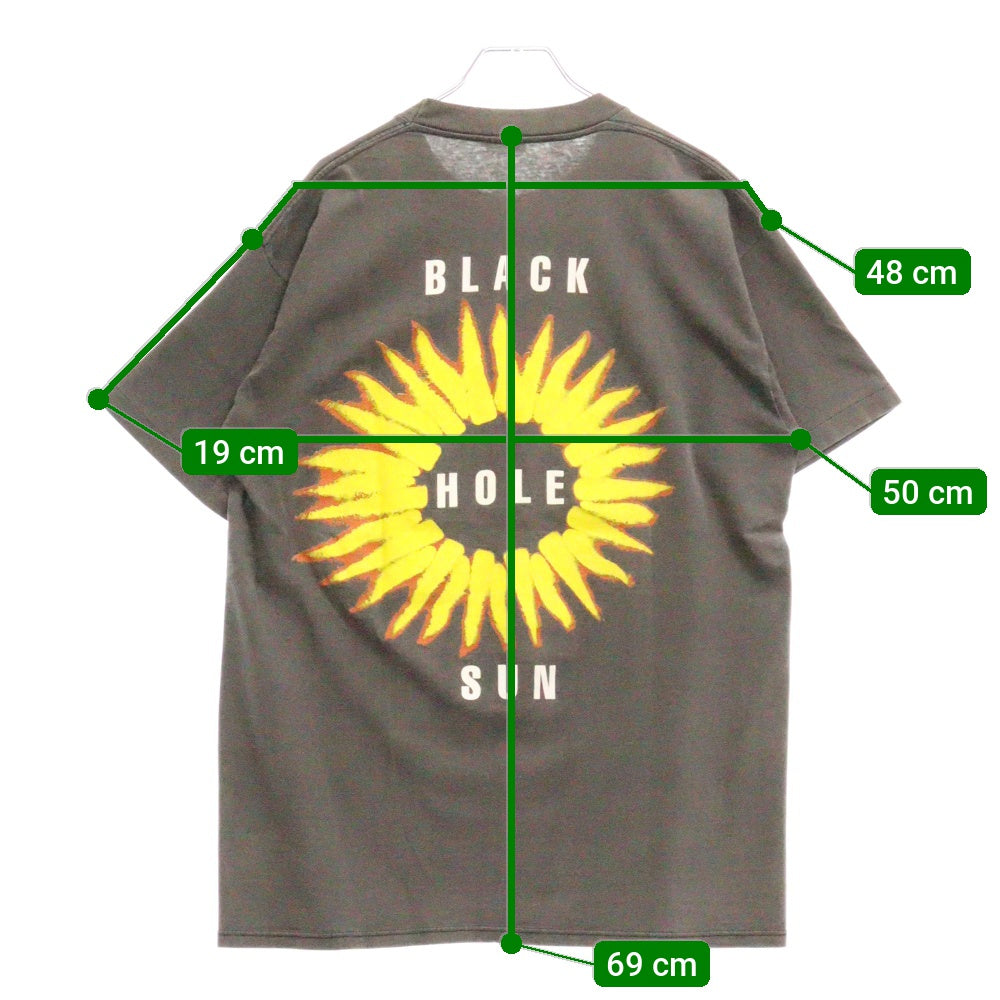 VINTAGE(ヴィンテージ) 90s SOUNDGARDEN 1994 BLACK HOLE SUN TEE サウンドガーデン ブラックホールサン 両面プリント半袖Tシャツ カットソー ブラック