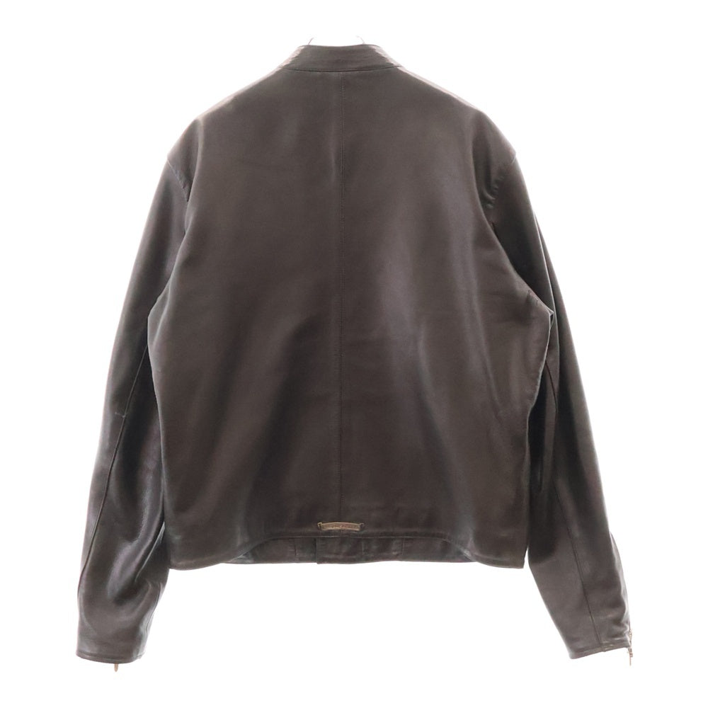 CHROME HEARTS(クロムハーツ) RACING2 レーシング2 ダガージップシングルライダースレザージャケット ブラック