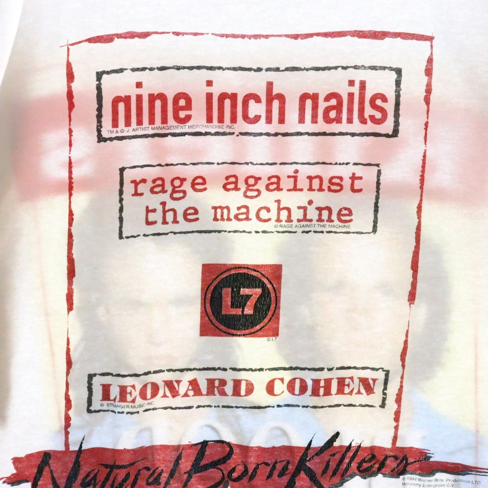 VINTAGE(ヴィンテージ) 90s NATURAL BORN KILLERS 1994 BLOOD LUST MOVIE PROMO ナチュラル ボーン キラーズ 1994 ブラッド ラスト 映画プロモ Tシャツ 半袖カットソー