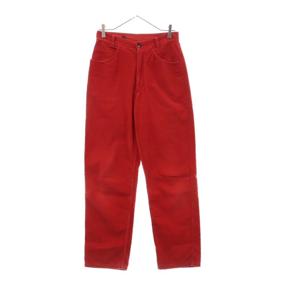 STONE ISLAND(ストーンアイランド) 80s ARCHIVE Green Edge CORDUROY PANTS グリーンエッジ コーデュロイ パンツ レッド