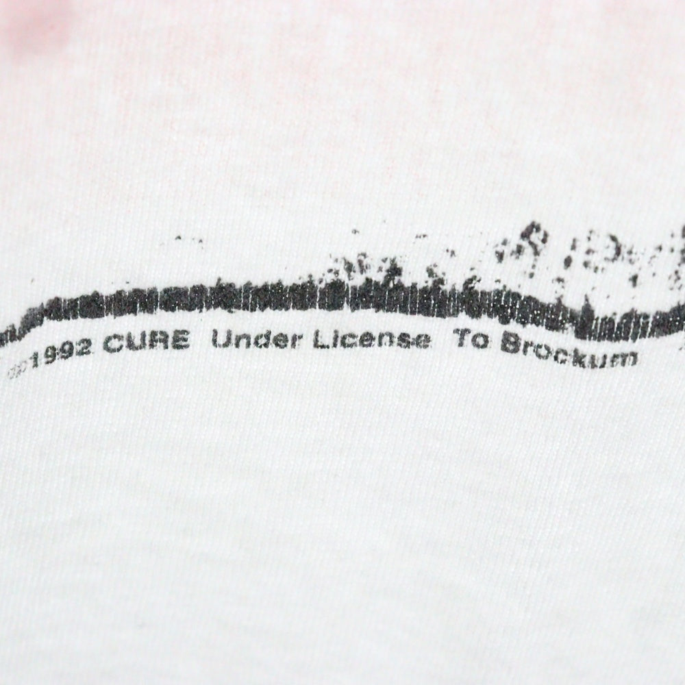 VINTAGE(ヴィンテージ) 90s THE CURE WISH TOUR NORTH AMERICAN SUMMER ザ・キュアー ウィッシュ ツアー Tシャツ 半袖カットソー ホワイト