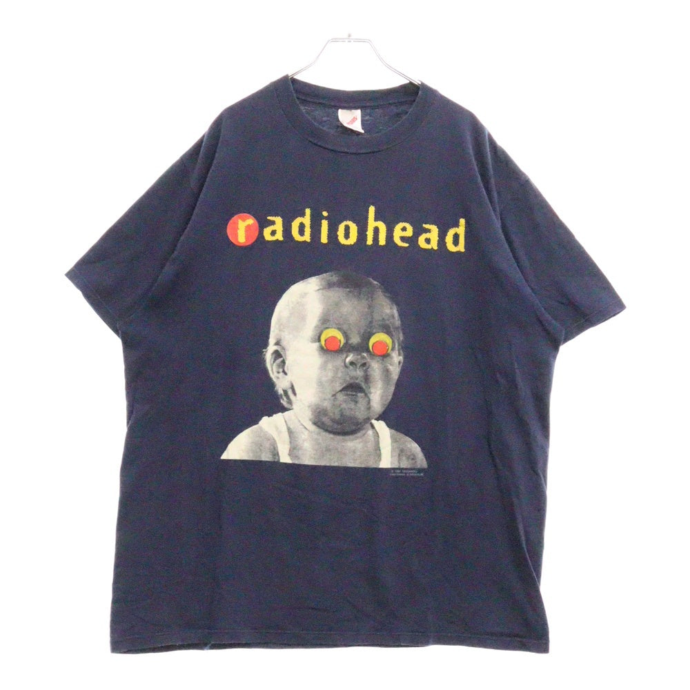 VINTAGE(ヴィンテージ) 90s RADIOHEAD PABLO HONEY レディオヘッド パブロハニー Tシャツ 半袖カットソー ネイビー