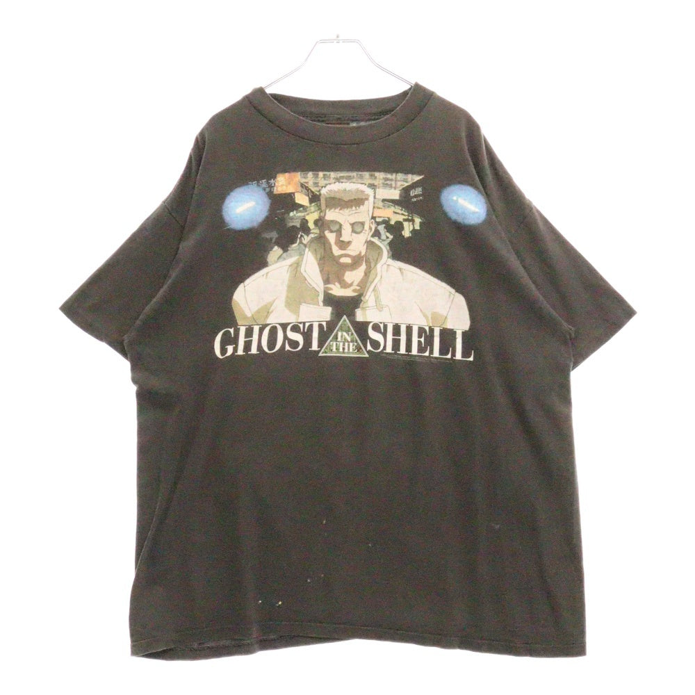 VINTAGE(ヴィンテージ) 90s GHOST IN THE SHELL 攻殻機動隊 両面プリント Tシャツ 半袖カットソー ブラック