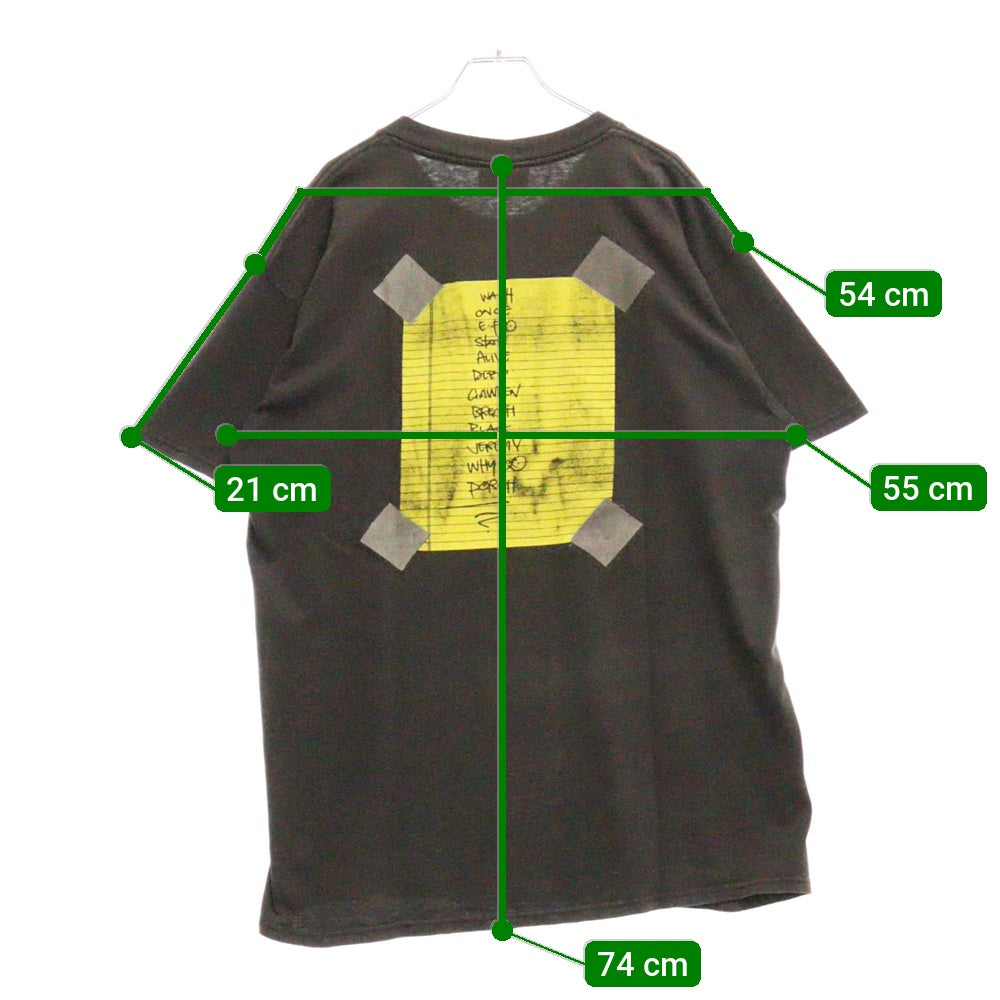 VINTAGE(ヴィンテージ) 90s PEARL JAM ALIVE パールジャム アライブ 両面プリント Tシャツ 半袖カットソー ブラック