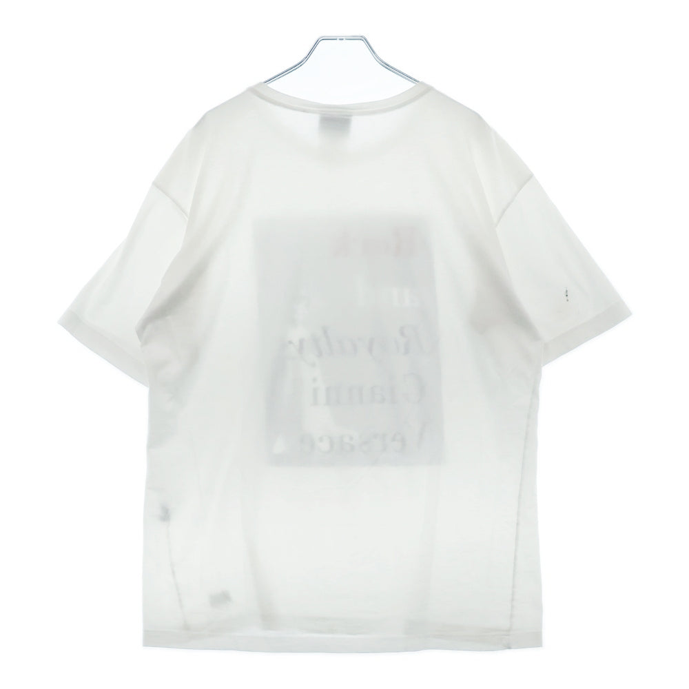 VERSACE JEANS COUTURE(ヴェルサーチジーンズクチュール) PHOTO PRINT TEE ROCK AND ROYALTY フォトプリント Tシャツ 半袖カットソー ホワイト