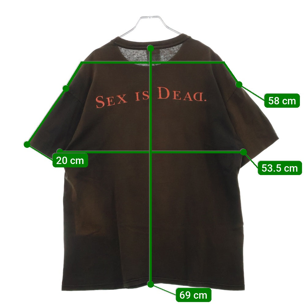 VINTAGE(ヴィンテージ) 90s MARILYN MANSON SEX IS DEAD マリリンマンソン セックスイズデッド Tシャツ 半袖カットソー ブラック