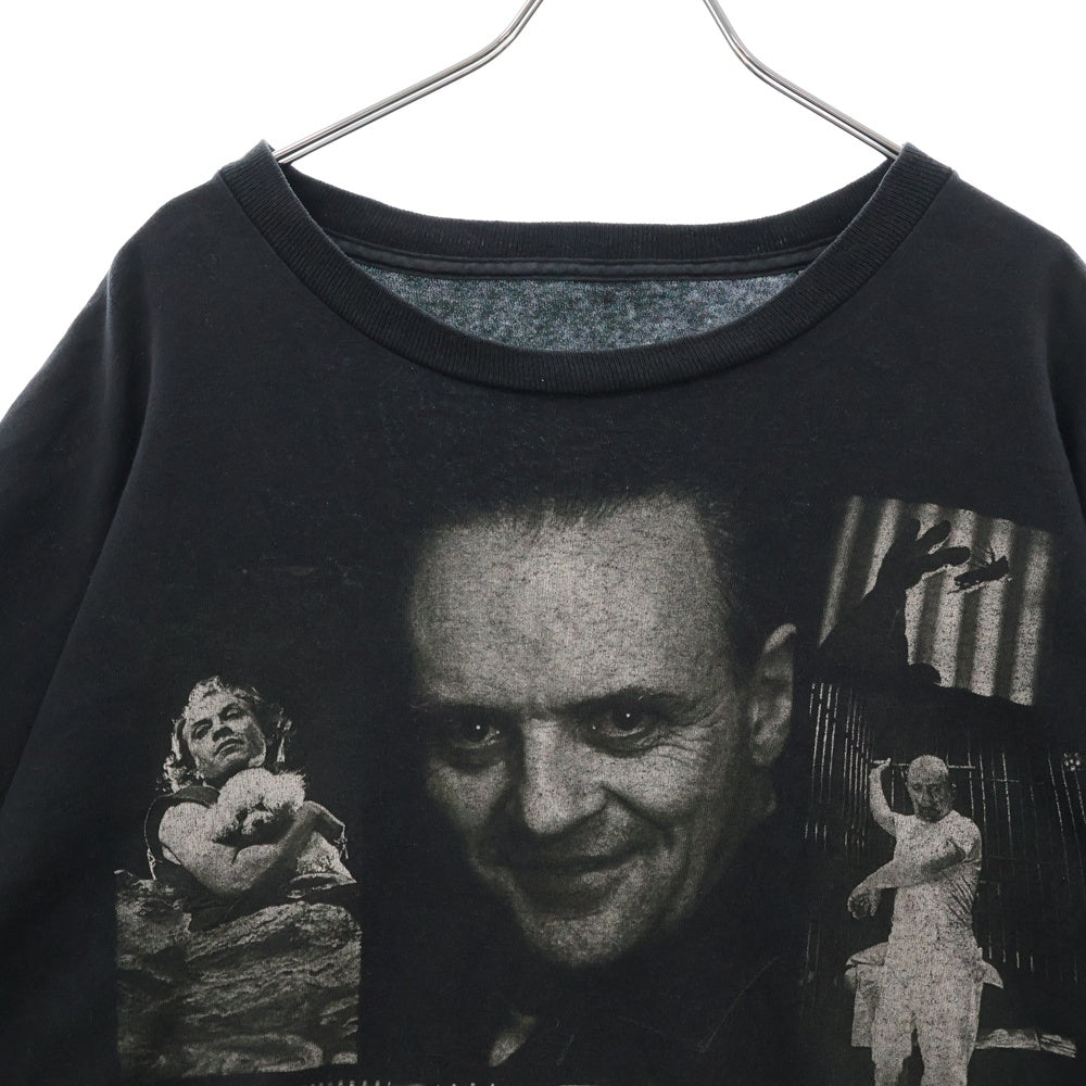 VINTAGE(ヴィンテージ) 90s THE SILENCE OF THE LAMBS MOVIE TEE 羊たちの沈黙 Tシャツ 半袖カットソー ブラック