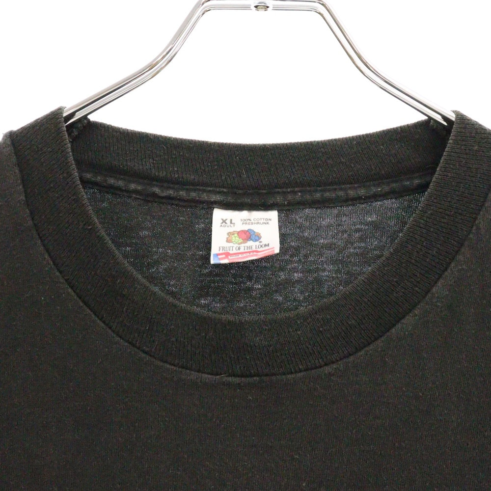 VINTAGE(ヴィンテージ) 90s BUTTHOLE SURFERS 1993 INDEPENDENT WORM SALOON TEE アンクル全国通販 両面プリント半袖Tシャツ カットソー ブラック