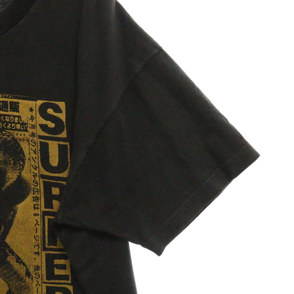 VINTAGE(ヴィンテージ) 90s BUTTHOLE SURFERS 1993 INDEPENDENT WORM SALOON TEE アンクル全国通販 両面プリント半袖Tシャツ カットソー ブラック