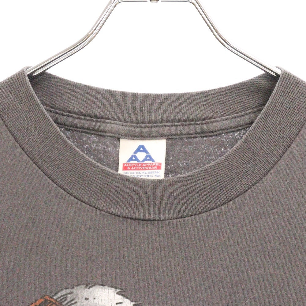 VINTAGE(ヴィンテージ) 90s KORN FOLLOW THE LEADER TOUR CHARCOAL TEE コーン 両面プリント半袖Tシャツ カットソー グレー