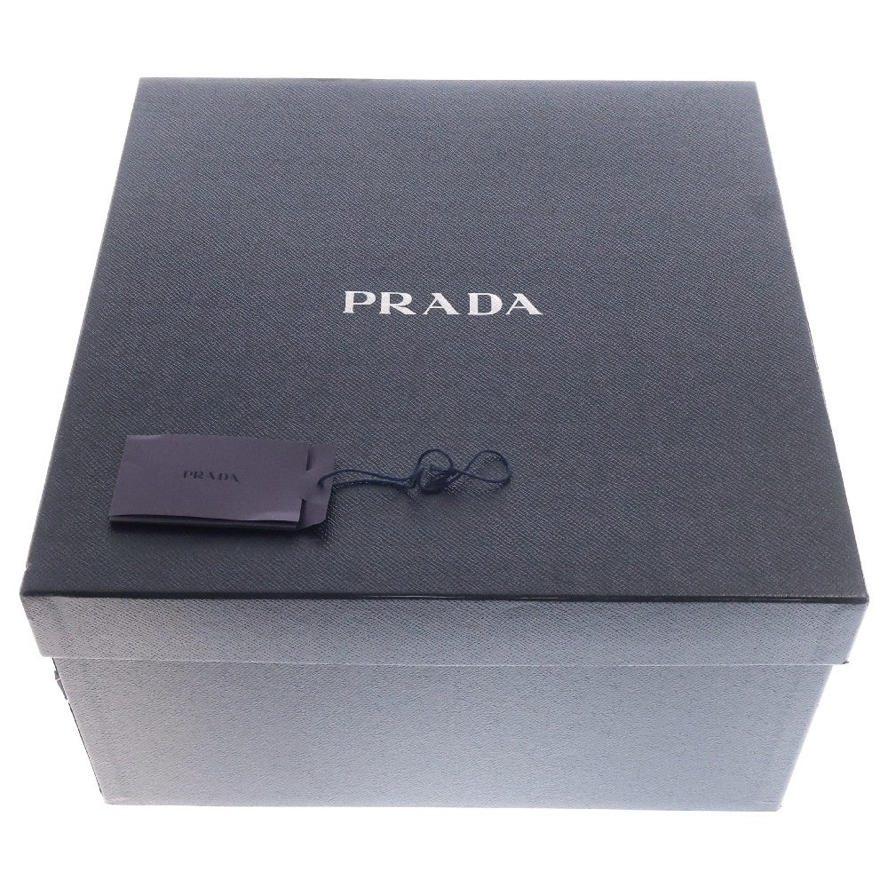PRADA(プラダ) イヤー フラップ ナイロン トラパーハット 帽子 ブラック