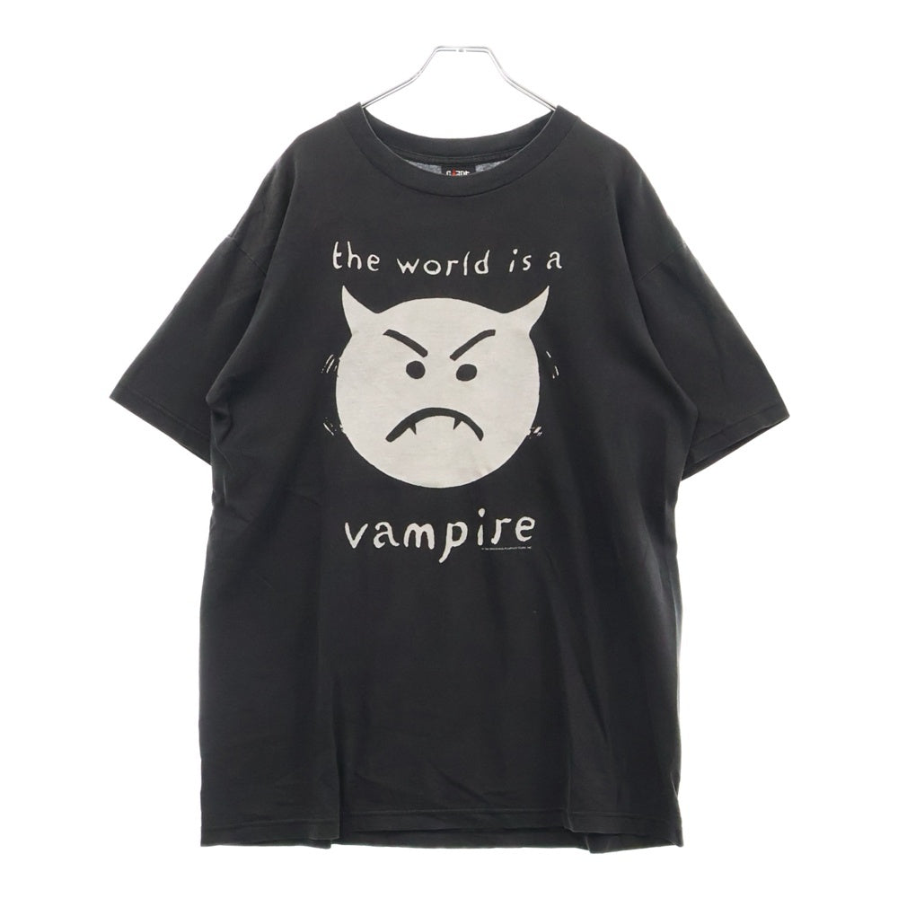 VINTAGE(ヴィンテージ) 90s THE SMASHING PUMPKINS THE WORLD IS A VAMPIRE スマッシングパンプキンズ ザワールド イズ ア ヴァンパイア 両面プリント Tシャツ 半袖カットソー ブラック