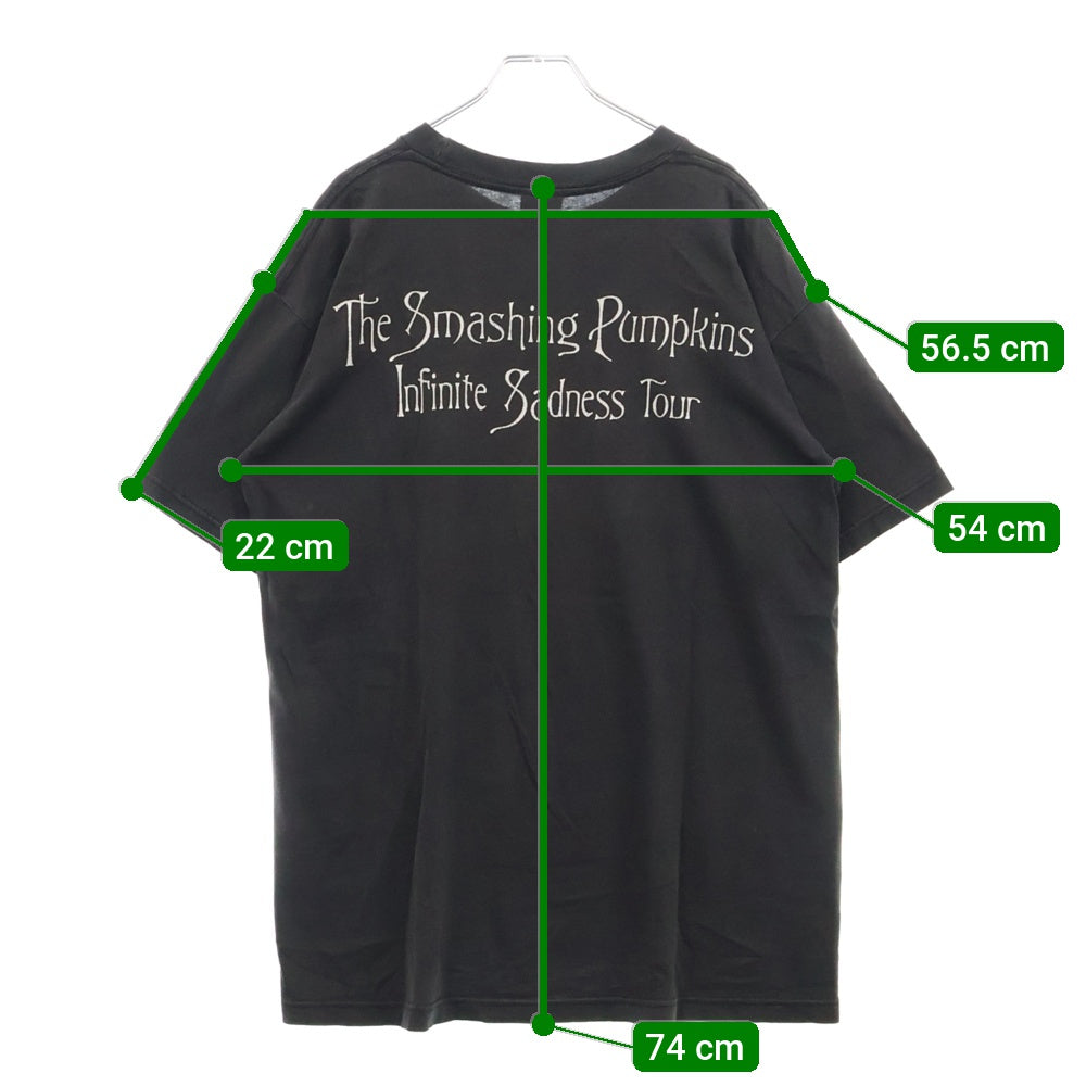 VINTAGE(ヴィンテージ) 90s THE SMASHING PUMPKINS THE WORLD IS A VAMPIRE スマッシングパンプキンズ ザワールド イズ ア ヴァンパイア 両面プリント Tシャツ 半袖カットソー ブラック