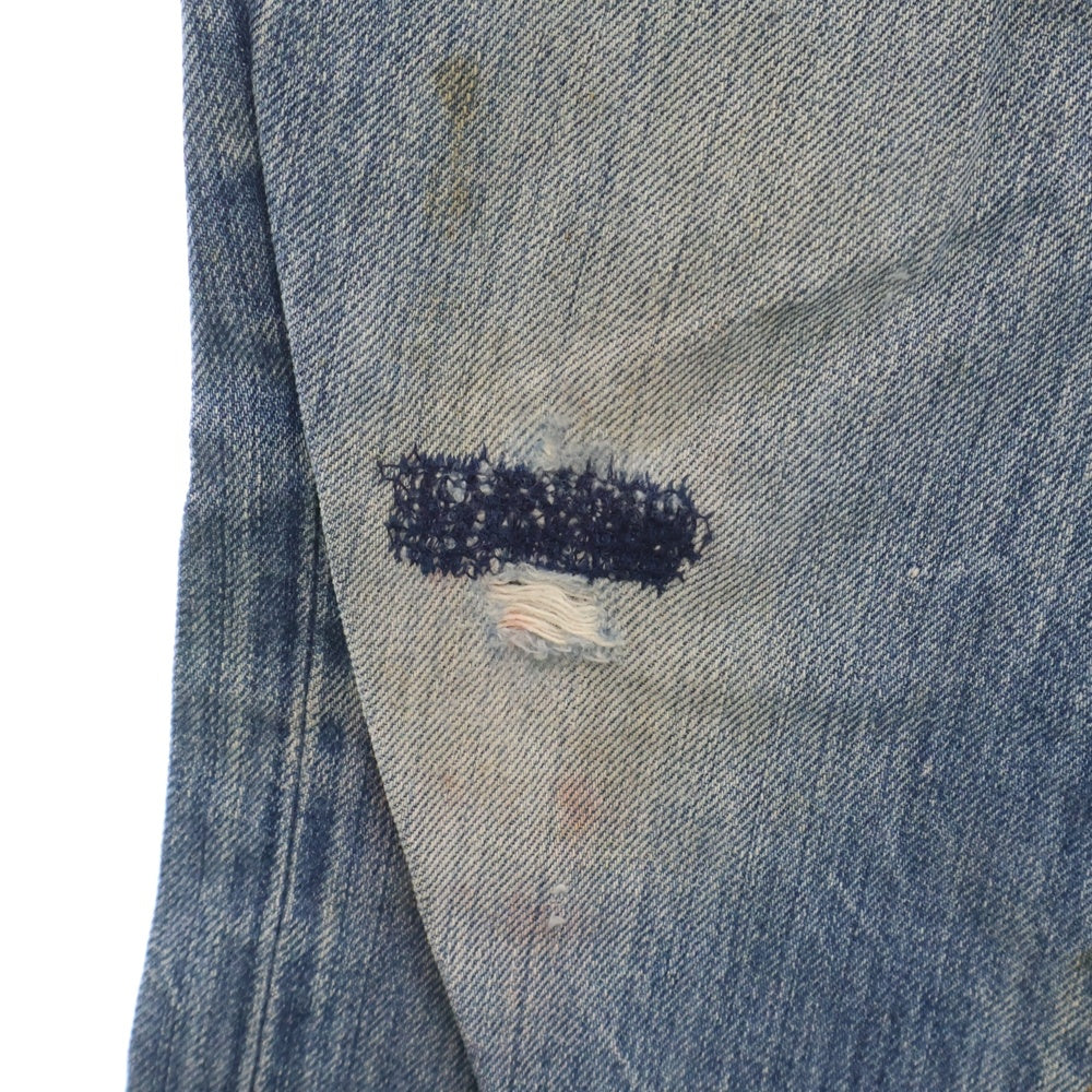 Levi's(リーバイス) 70s VINTAGE 501 66後期 スモールe ボタン裏刻印6 ボタンフライデニムパンツ インディゴ