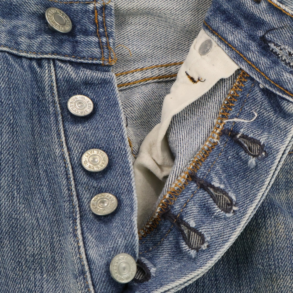 Levi's(リーバイス) 70s VINTAGE 501 66後期 スモールe ボタン裏刻印6 ボタンフライデニムパンツ インディゴ