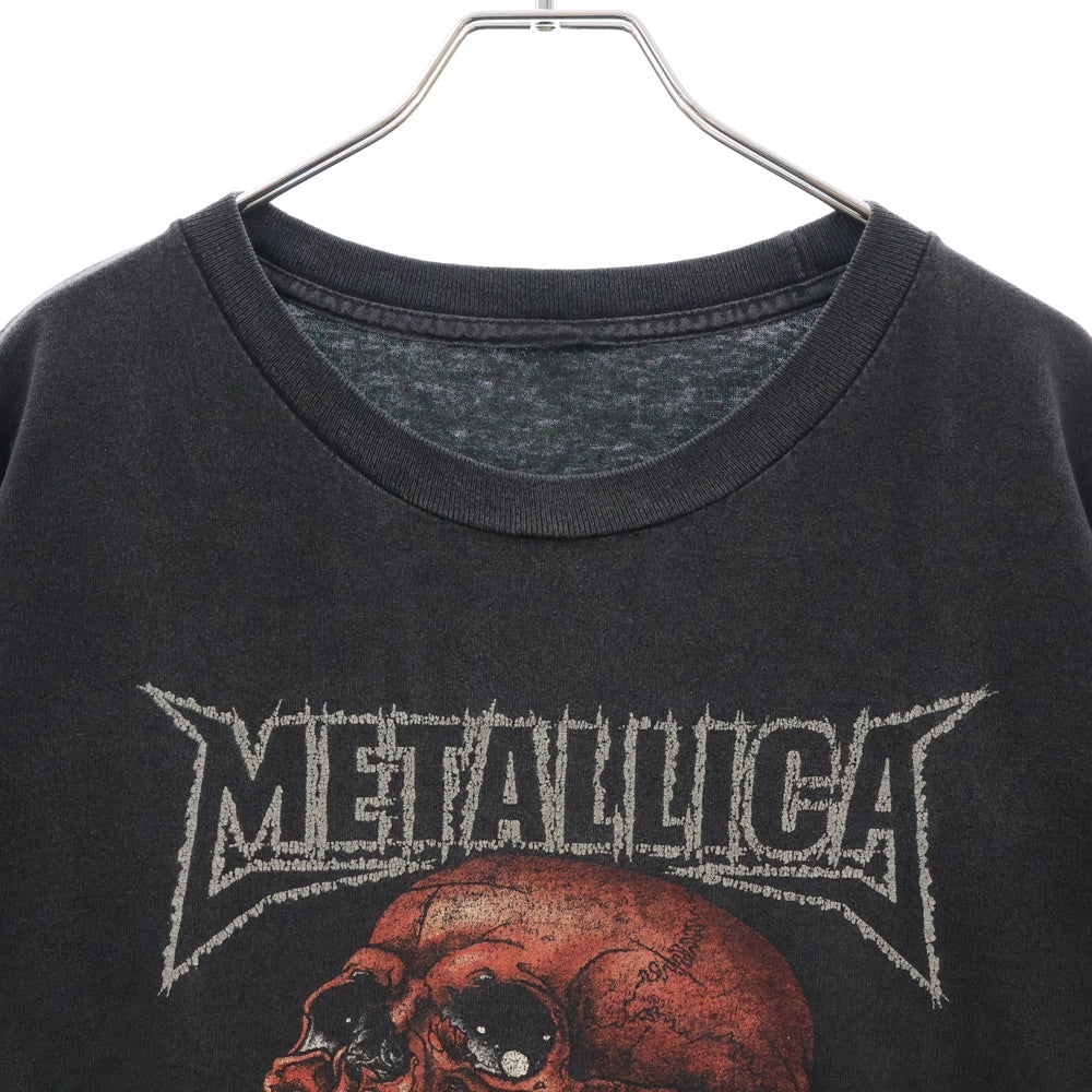 VINTAGE(ヴィンテージ) 00s METALLICA PUSHEAD TOUR メタリカ パスヘッド 両面プリント Tシャツ 半袖カットソー ブラック