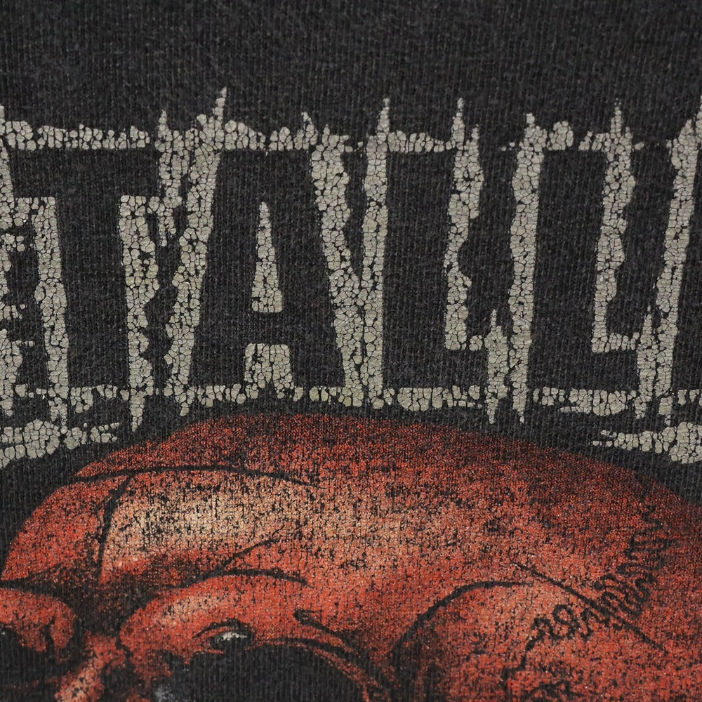 VINTAGE(ヴィンテージ) 00s METALLICA PUSHEAD TOUR メタリカ パスヘッド 両面プリント Tシャツ 半袖カットソー ブラック
