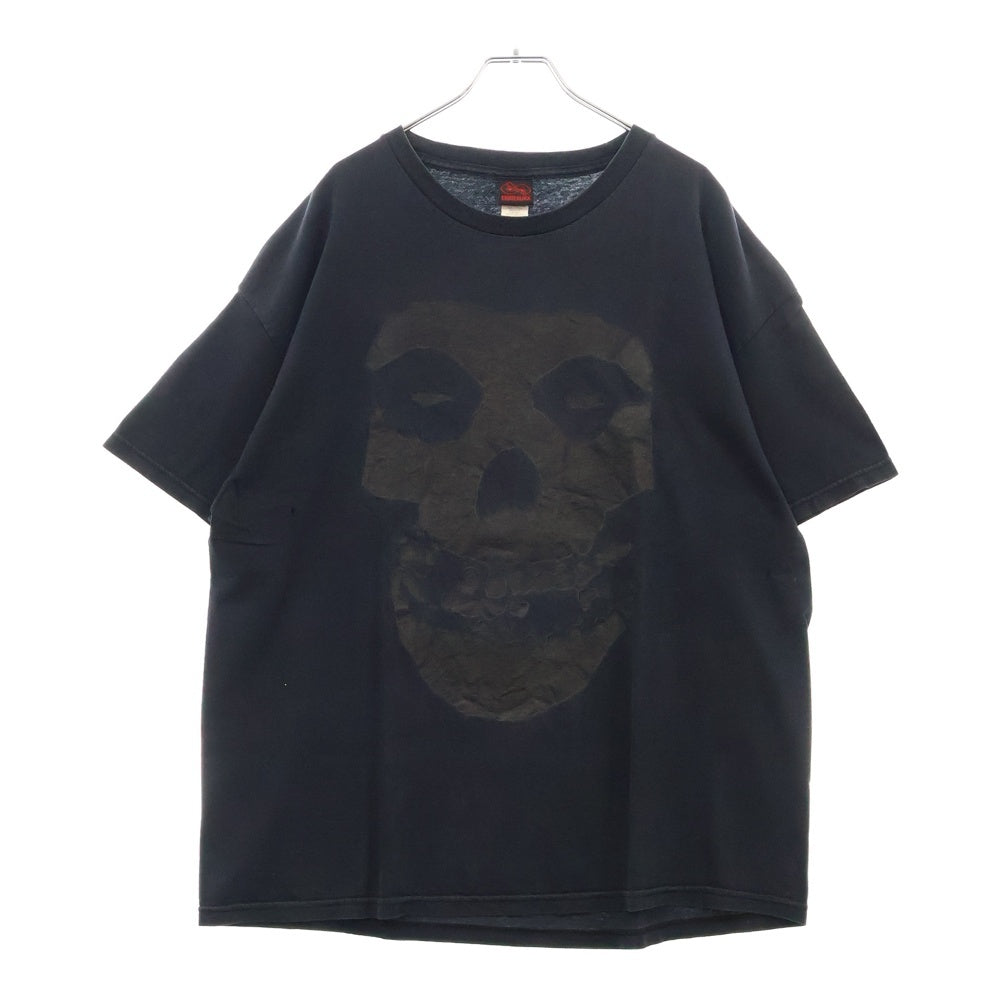 VINTAGE(ヴィンテージ) 00s MISFITS ミスフィッツ 両面プリント Tシャツ 半袖カットー ブラック