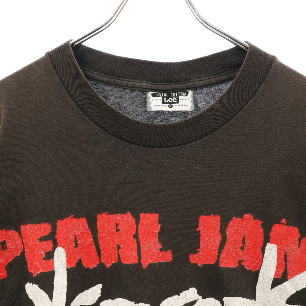 VINTAGE(ヴィンテージ) 90s PEARL JAM ALIVE パールジャム アライヴ 両面プリント Tシャツ 半袖カットソー ブラック