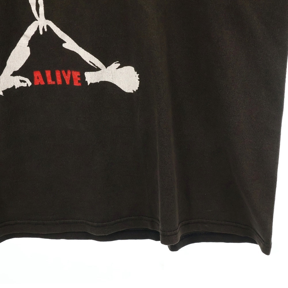 VINTAGE(ヴィンテージ) 90s PEARL JAM ALIVE パールジャム アライヴ 両面プリント Tシャツ 半袖カットソー ブラック