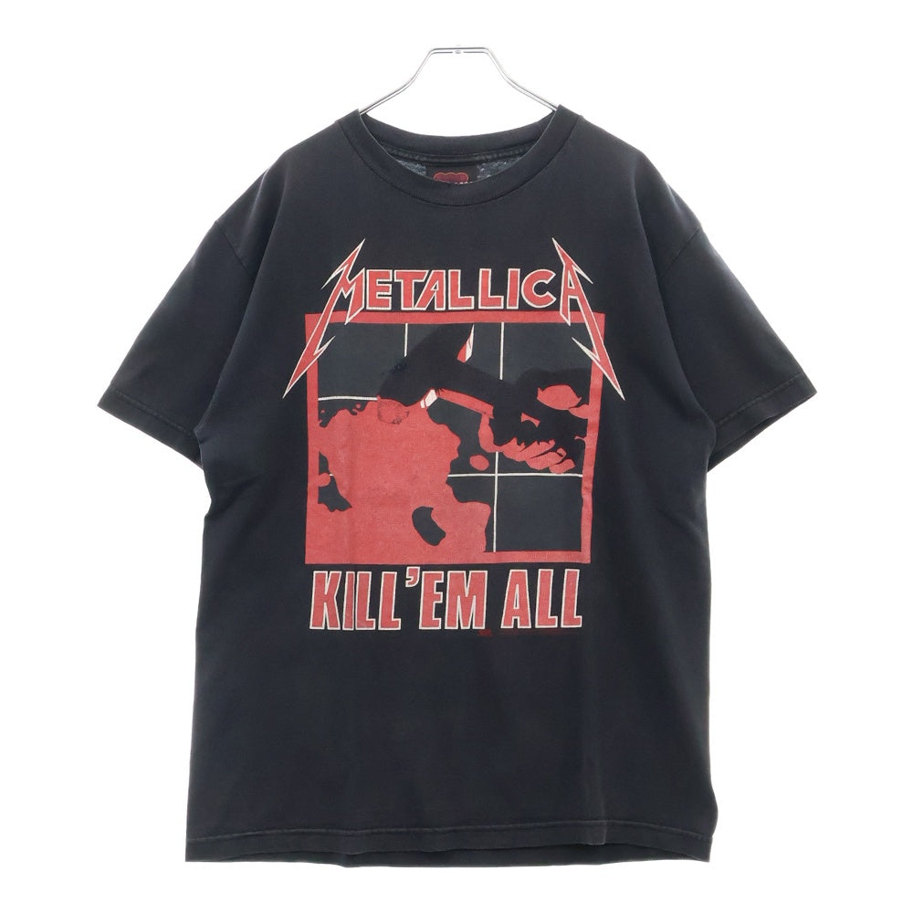 VINTAGE(ヴィンテージ) 90s METALLICA KILL'EM ALL TENNESSEE RIVER メタリカ 両面プリント 半袖Tシャツ カットソー ブラック