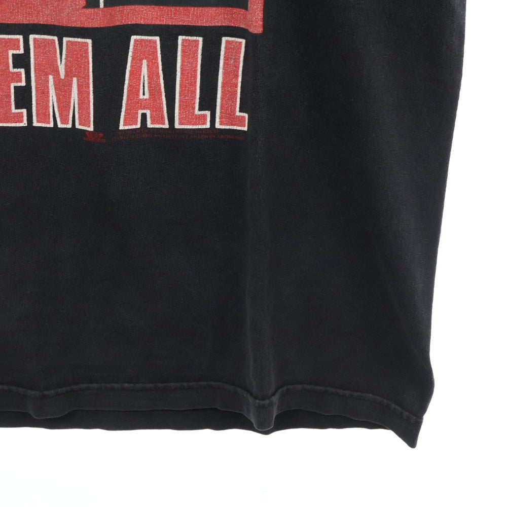 VINTAGE(ヴィンテージ) 90s METALLICA KILL'EM ALL TENNESSEE RIVER メタリカ 両面プリント 半袖Tシャツ カットソー ブラック