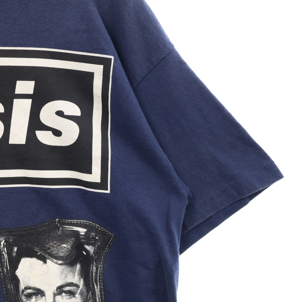 VINTAGE(ヴィンテージ) 90s OASIS SHAKER MAKER TEE オアシス フロントプリント半袖Tシャツ カットソー ネイビー
