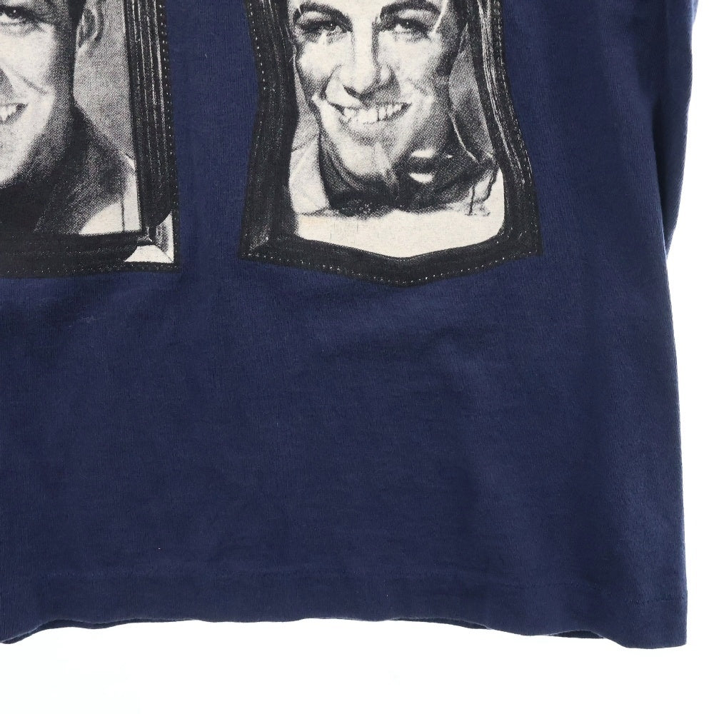 VINTAGE(ヴィンテージ) 90s OASIS SHAKER MAKER TEE オアシス フロントプリント半袖Tシャツ カットソー ネイビー