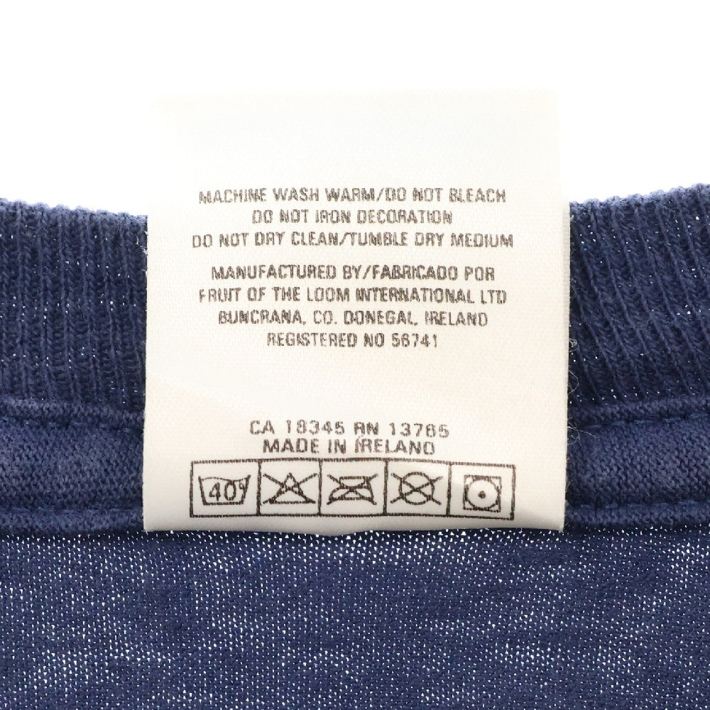 VINTAGE(ヴィンテージ) 90s OASIS SHAKER MAKER TEE オアシス フロントプリント半袖Tシャツ カットソー ネイビー