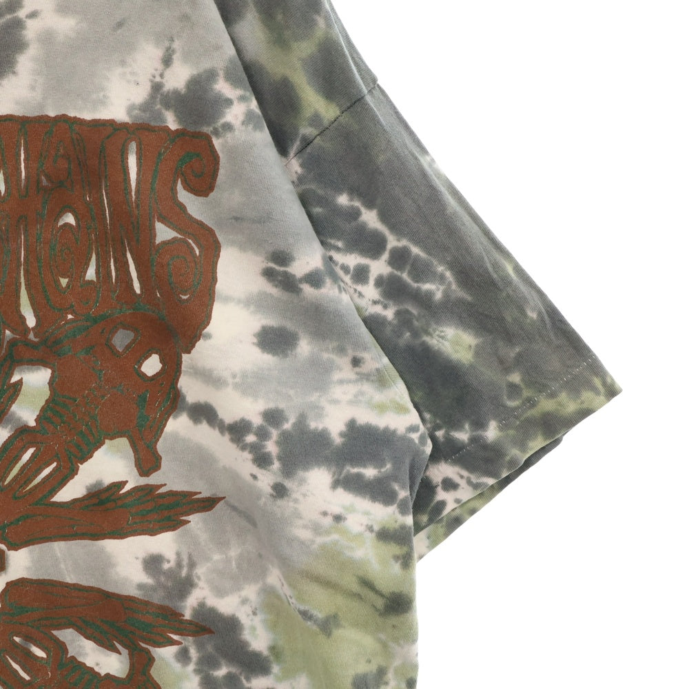 VINTAGE(ヴィンテージ) 90s ALICE IN CHAINS 1993 Empty Fossil Of The New Scene Tie-Dye アリス・イン・チェインズ バンドツアー タイダイ半袖Tシャツ グリーン/マルチ