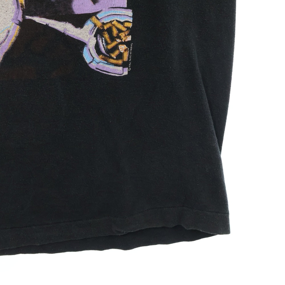 VINTAGE(ヴィンテージ) 90s ALICE IN CHAINS SICKMAN TEE アリスインチェイン 両面プリント半袖Tシャツ カットソー ブラック