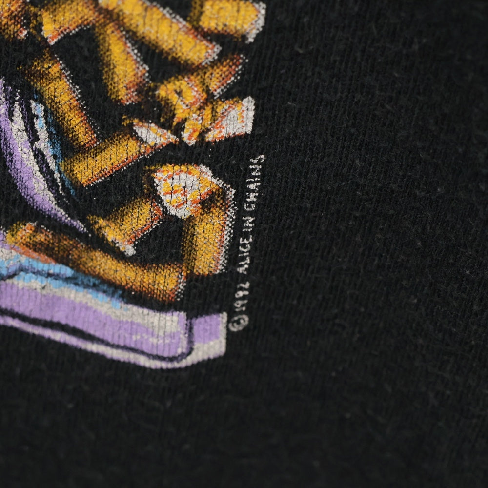 VINTAGE(ヴィンテージ) 90s ALICE IN CHAINS SICKMAN TEE アリスインチェイン 両面プリント半袖Tシャツ カットソー ブラック
