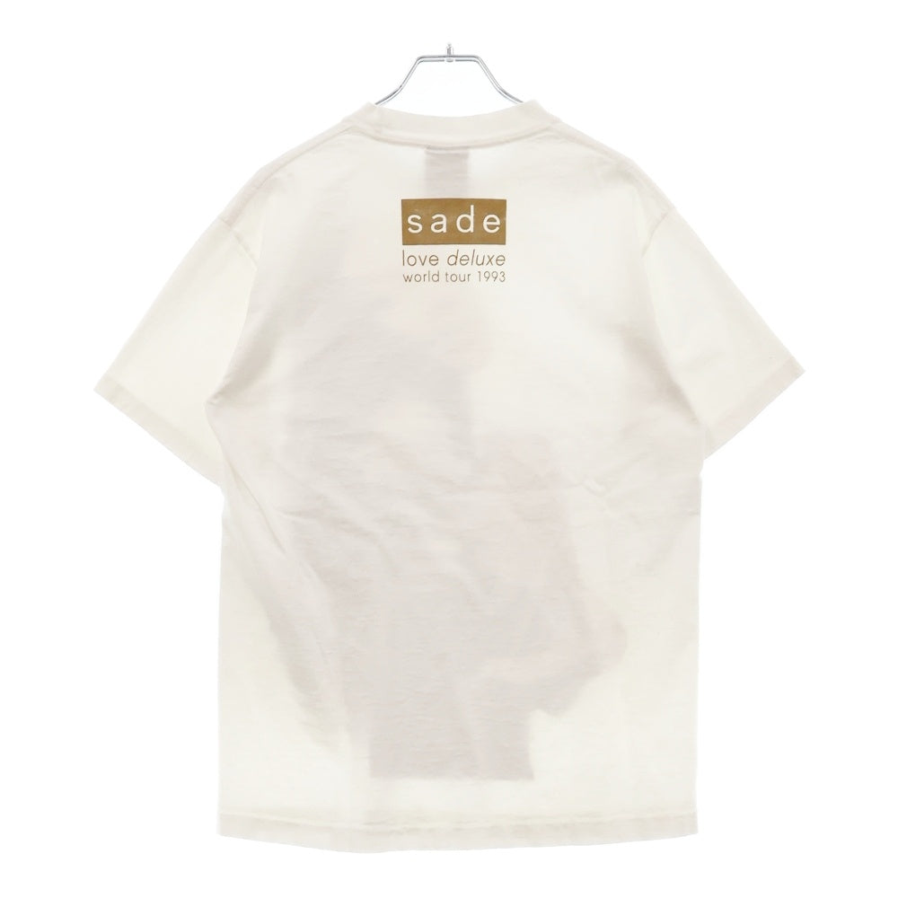 VINTAGE(ヴィンテージ) 90a SADE SUMMER DELUXE TEE シャーデー フロントプリント半袖Tシャツ カットソー ホワイト