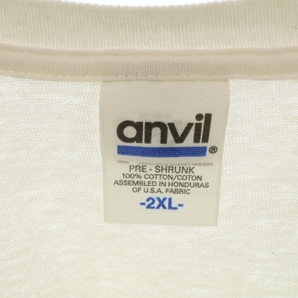 VINTAGE(ヴィンテージ) 00s NIRVANA BLUE BAR TEE ニルヴァーナ カートコバーン フロントプリント半袖Tシャツ カットソー ホワイト