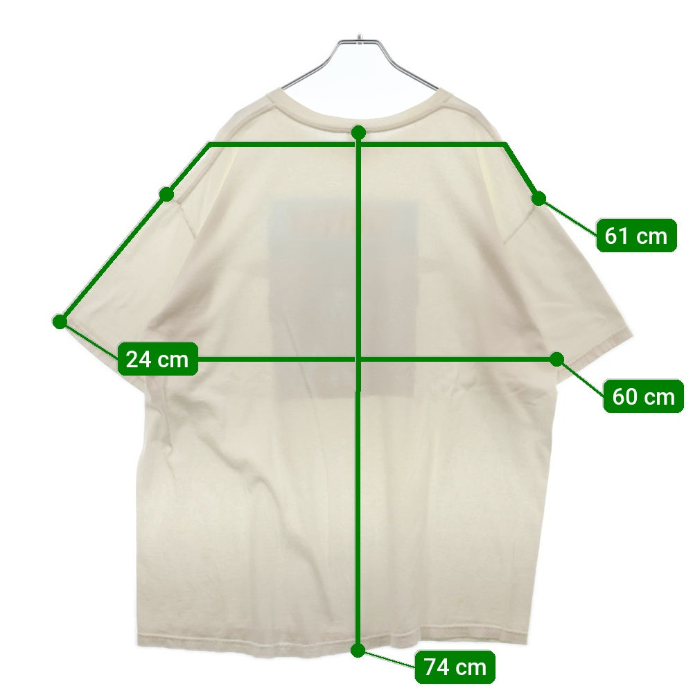 VINTAGE(ヴィンテージ) 00s NIRVANA BLUE BAR TEE ニルヴァーナ カートコバーン フロントプリント半袖Tシャツ カットソー ホワイト